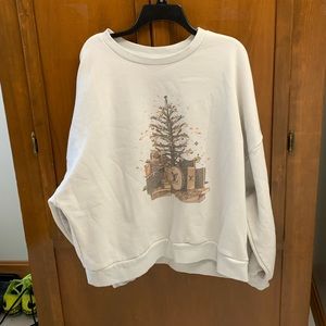 Zenana plus size sweatshirt Louis Vuitton graphic size 1X 28 in pit pit